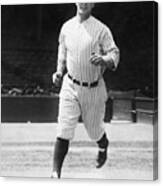 Lou Gehrig Working Out Canvas Print