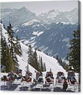 Lounging In Gstaad Canvas Print