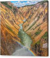 Lower Falls Rainbow 2011-06 02 Canvas Print