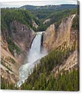 Lower Yellowstone Falls Canvas Print