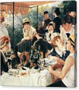 Luncheon Of The Boating Party Canvas Print