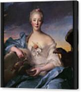 Madame Le Fevre De Caumartin As Hebe By Jean-marc Nattier Canvas Print