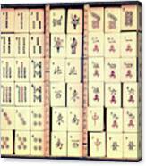 Mahjong Game Canvas Print