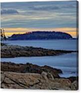 Maine Seascape At Sunrise Canvas Print