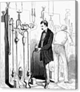 Making Edison Light Bulbs, 1880 Canvas Print