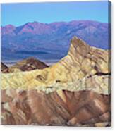 Manley Beacon In Death Valley Canvas Print