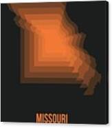 Map Of Missouri 1 Canvas Print