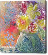 Marabu Flowers 1 Canvas Print