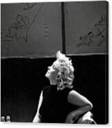 Marilyn Candid Moment Canvas Print