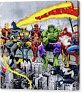 A0 – 1189 x 841 MM Dynamo Printing Ltd Marvel DC Comic Superheroes Girder Lunch ATOP Skyscraper di Dan Avenell Poster 