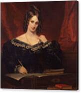 Mary Shelley, 1831 Canvas Print