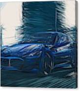 Maserati Granturismo Sport Draw Canvas Print