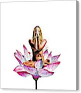 Meditation Flower Canvas Print