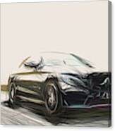 Mercedes Benz C43 Amg Coupe Drawing Canvas Print