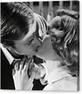 Mia Farrow And Robert Redford In The Great Gatsby -1974-. Canvas Print