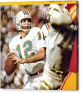 Miami Dolphins Qb Bob Griese, Super Bowl Vii Sports Illustrated Cover Canvas Print