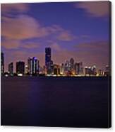 Miami Skyline Canvas Print