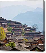 Miao Nationality Village Canvas Print