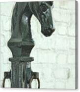 Middleburg Hitching Post Canvas Print