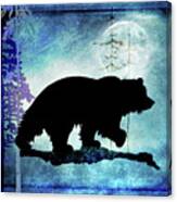 Midnight Bear Canvas Print