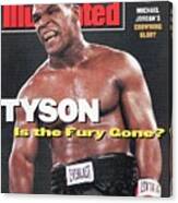 Mike Tyson Is The Fury Gone Sports Illustrated Cover Canvas Print