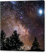 Milky Way Rising Canvas Print