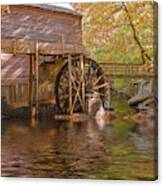Mill Wheel Canvas Print