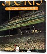 Milwaukee Braves Eddie Mathews... Sports Illustrated Cover Canvas Print
