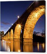 Minneapolis Famous Stone Arch Bridge Canvas Print