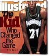 Minnesota Timberwolves Kevin Garnett Sports Illustrated Cover Canvas Print