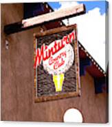 Minturn Country Club  Steakhouse Canvas Print
