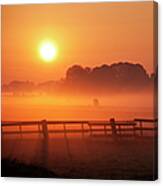 Misty Morning Canvas Print