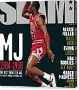 Mj 1984-1998: The Best There Ever Was. The Best There Ever Will Be. Slam Cover Canvas Print