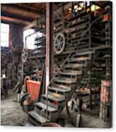 Mold Storage In The Forge Canvas Print