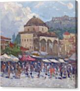 Monastiraki Athens Canvas Print