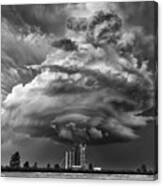 Monochrome Mesocyclone Canvas Print