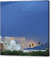 Monsoon Skies Over The Mission Canvas Print