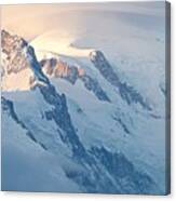 Mont Blanc Sunrise Canvas Print