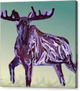 Montana Moose 2 Canvas Print
