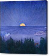 Moon Rise, 1919 Canvas Print