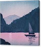 Moonlit Sails Canvas Print