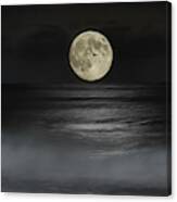 Moonset Canvas Print