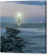 Morris Island Lighthouse Southern Glow Canvas Print