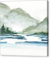 Mountain Fog Canvas Print