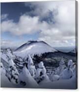 Mt. Asama And Snow Monsters Canvas Print