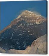 Mt. Everest At Sunset Canvas Print