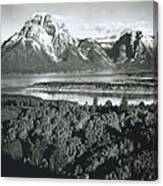Mt. Moran, Teton National Park Canvas Print