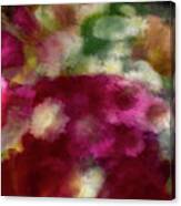 Multi Color Flower Abstract Canvas Print