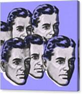 Multiple Faces Of A Man Canvas Print