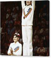 Nadia Comaneci During Olympic Games Canvas Print